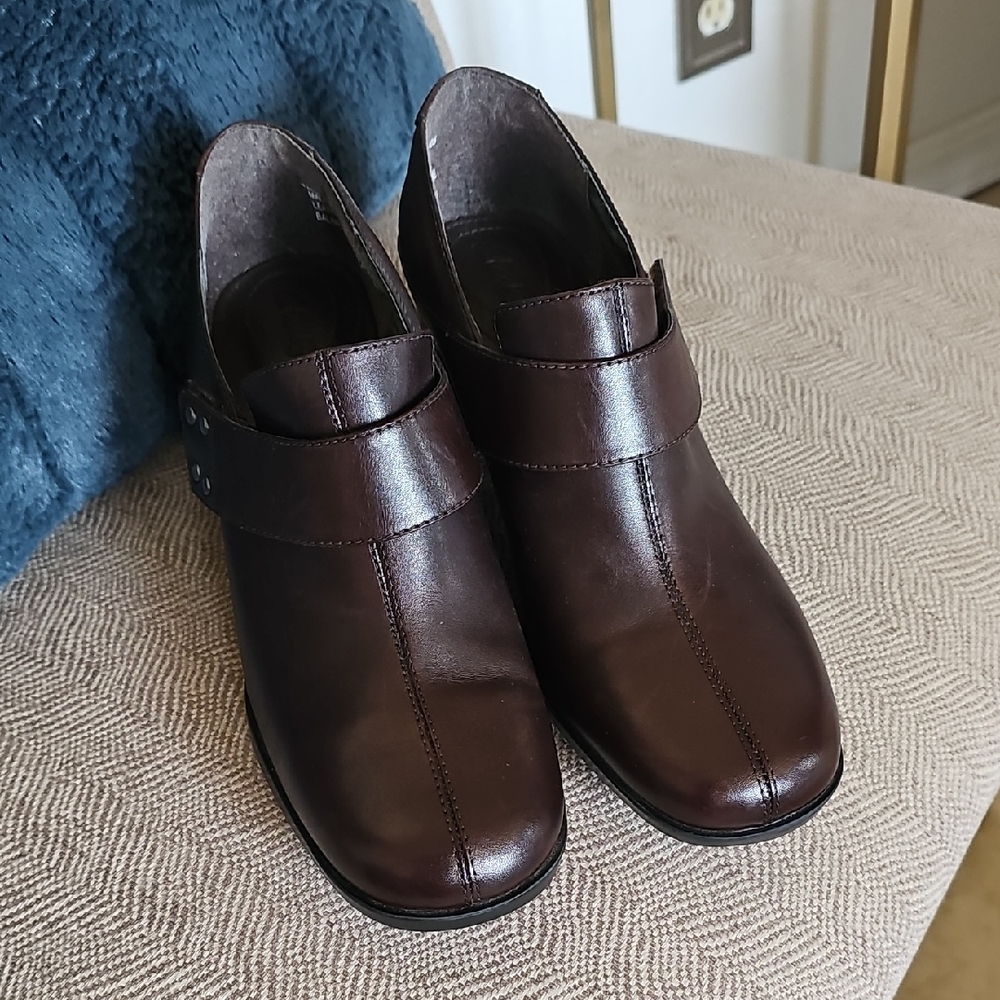 Clarks Dark Brown Leather Boots
